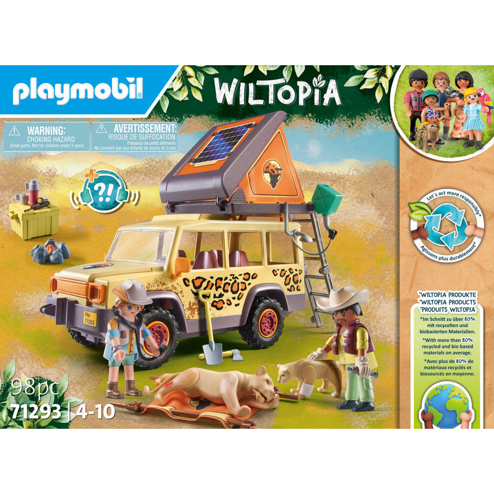 PLAYMOBIL 71293 WILTOPIA - Mit dem Geländewagen bei den Löwen