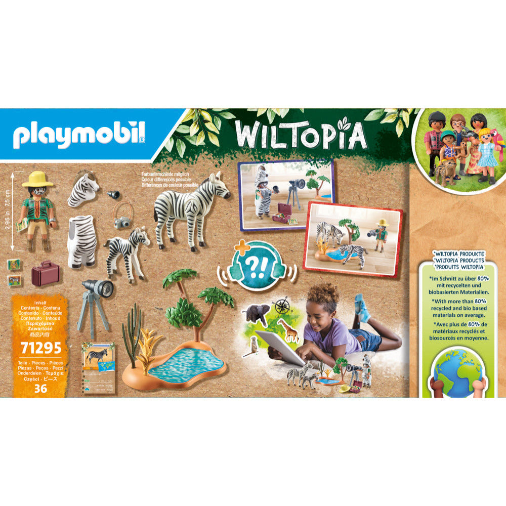 PLAYMOBIL 71295 WILTOPIA - Unterwegs mit der Tierfotografin