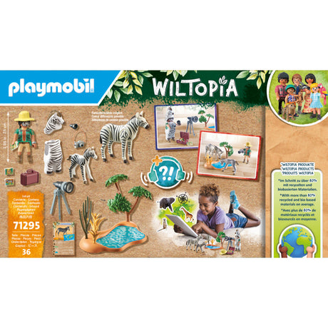 PLAYMOBIL 71295 WILTOPIA - Unterwegs mit der Tierfotografin