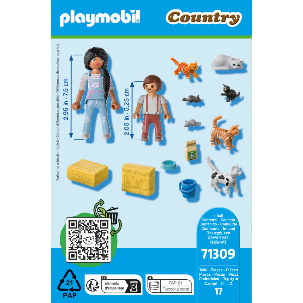 PLAYMOBIL 71309 Katzenfamilie