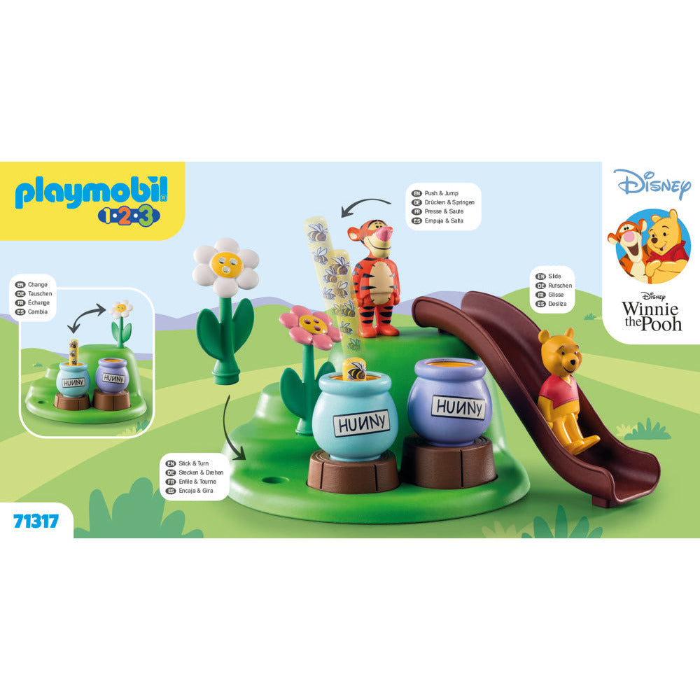 PLAYMOBIL 1.2.3 & Disney: Winnies & Tiggers Bienengarten 71317