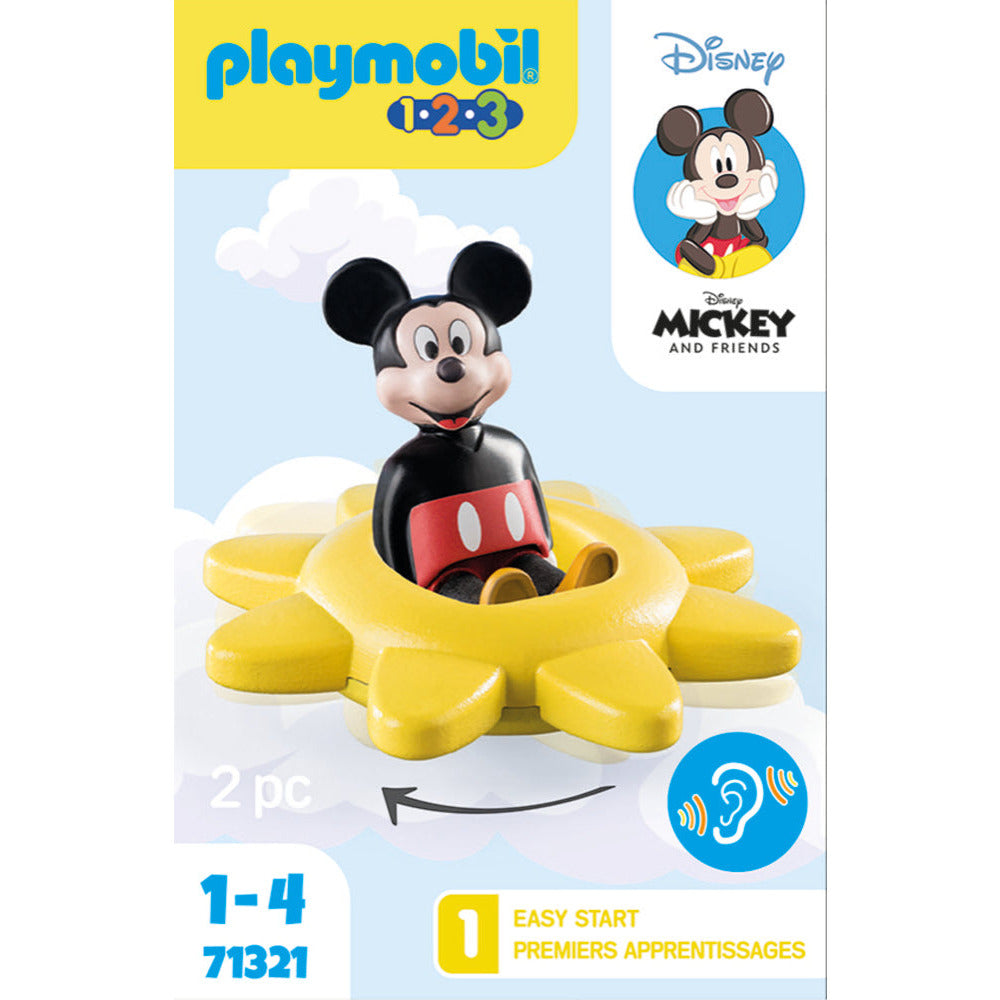 PLAYMOBIL 1.2.3 & Disney: Mickys Drehsonne mit Rasselfunktion 71321