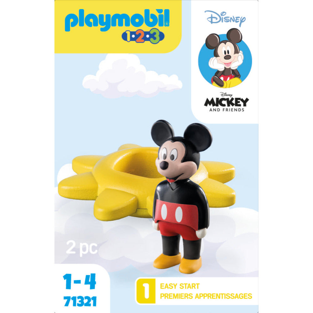 PLAYMOBIL 1.2.3 & Disney: Mickys Drehsonne mit Rasselfunktion 71321