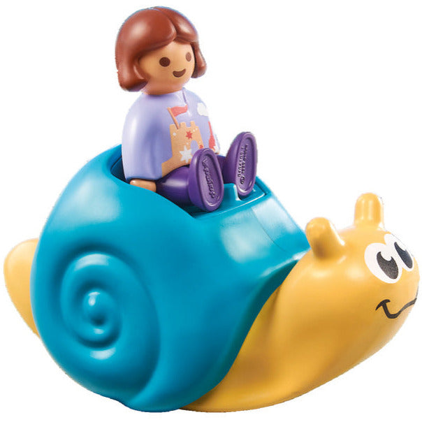 PLAYMOBIL 71322 1.2.3.: Schaukelschnecke mit Rasselfunktion