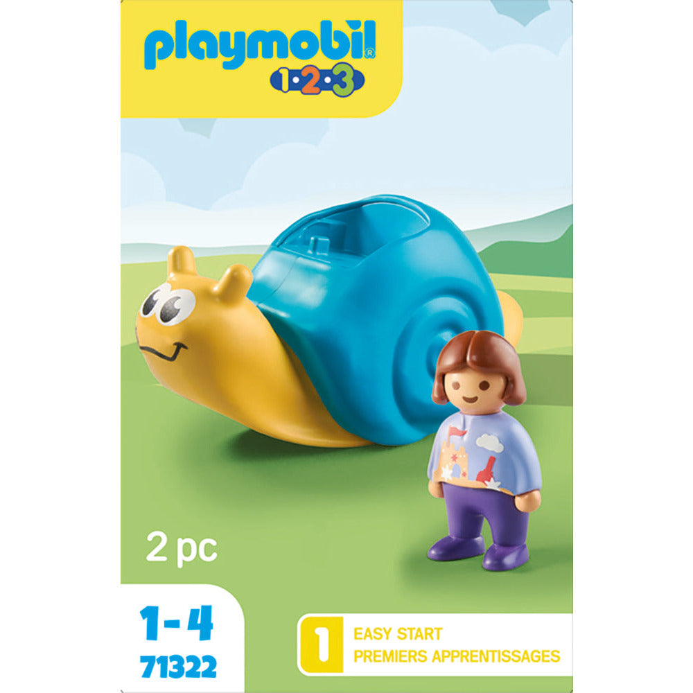 PLAYMOBIL 71322 1.2.3.: Schaukelschnecke mit Rasselfunktion