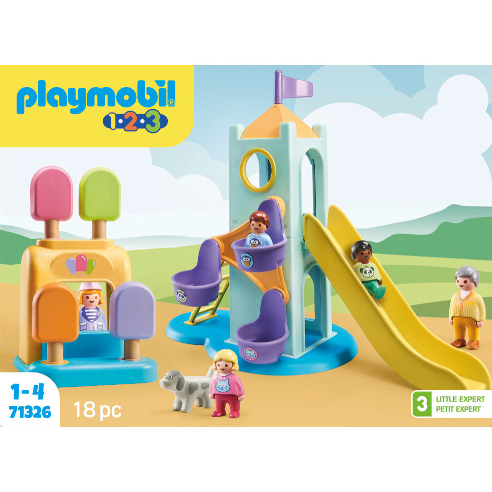 PLAYMOBIL 71326 1.2.3: Erlebnisturm mit Eisstand