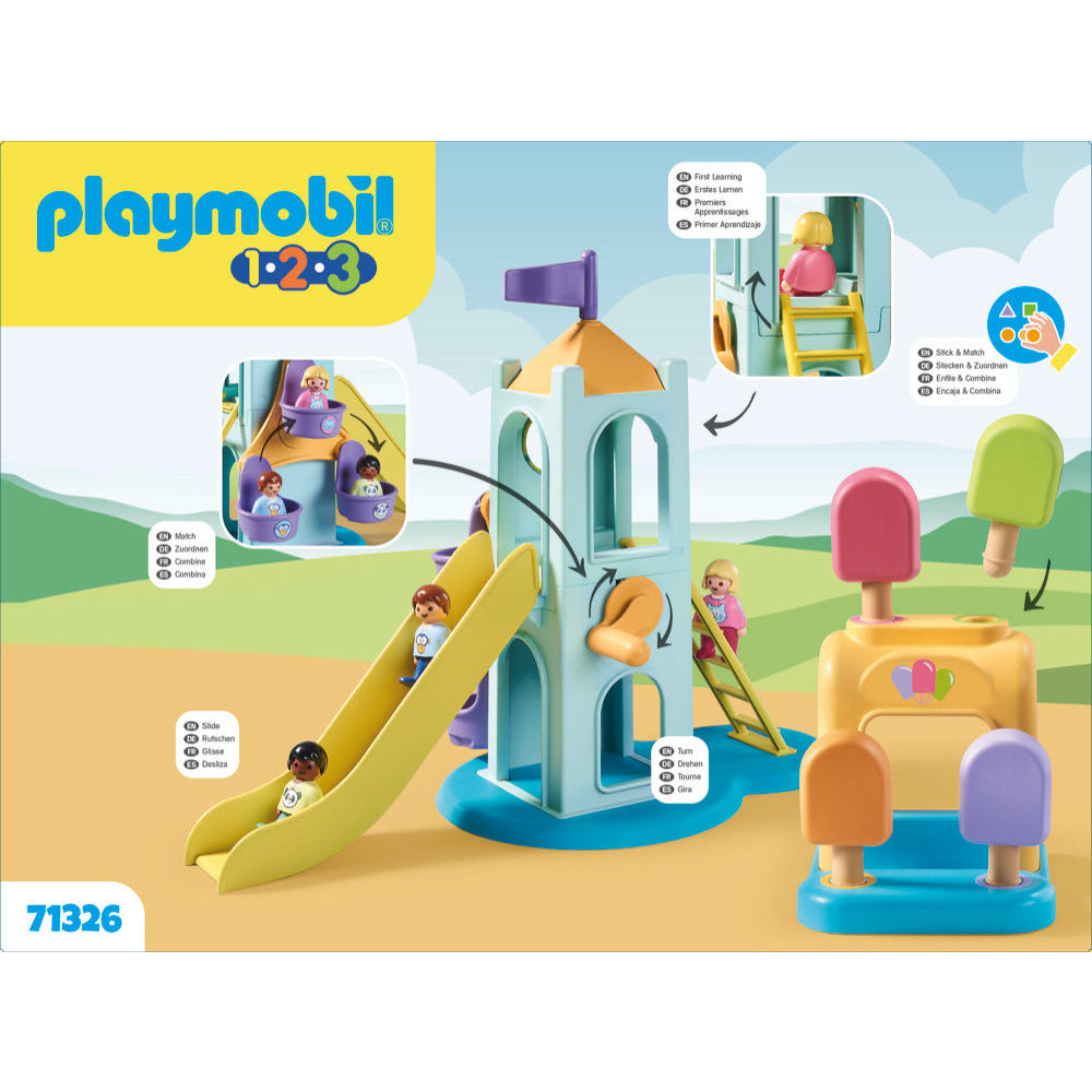 PLAYMOBIL 71326 1.2.3: Erlebnisturm mit Eisstand