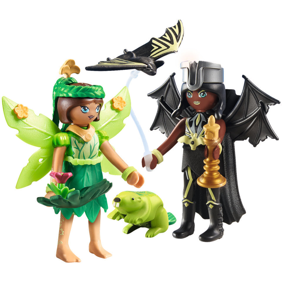 PLAYMOBIL 71350 Forest Fairy & Bat Fairy mit Seelentieren