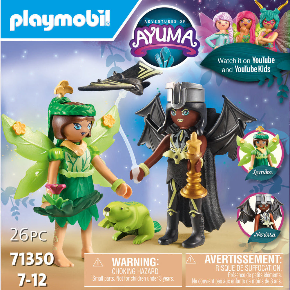 PLAYMOBIL 71350 Forest Fairy & Bat Fairy mit Seelentieren