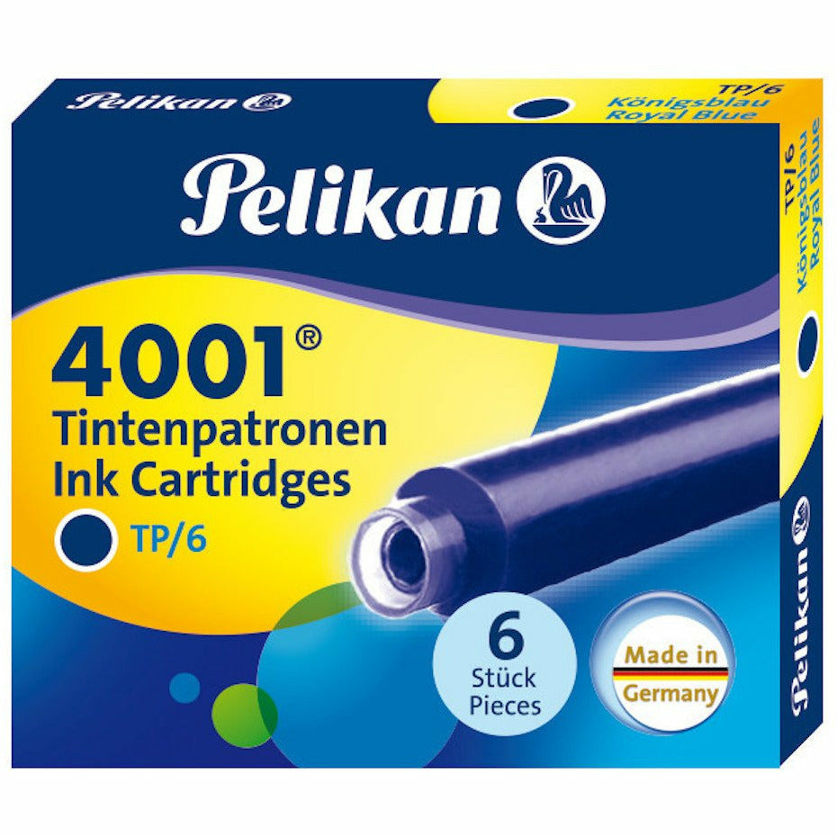 Tintenpatrone 4001 TP/6 königsblau 6 Patronen in der Faltschachtel
