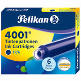 Tintenpatrone 4001 TP/6 königsblau 6 Patronen in der Faltschachtel