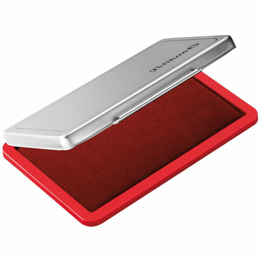 Stempelkissen 2 rot Metallic-Gehäuse 7x11 cm