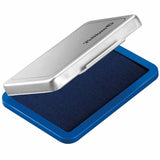 Stempelkissen 3 blau Metallic-Gehäuse 5x7 cm