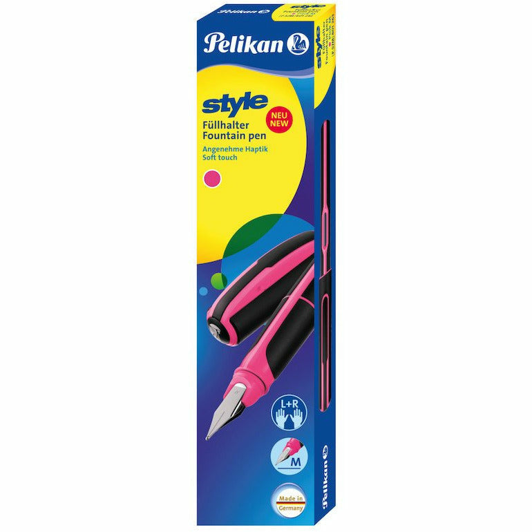 Füllhalter Style P57 M Neonpink in Faltschachtel