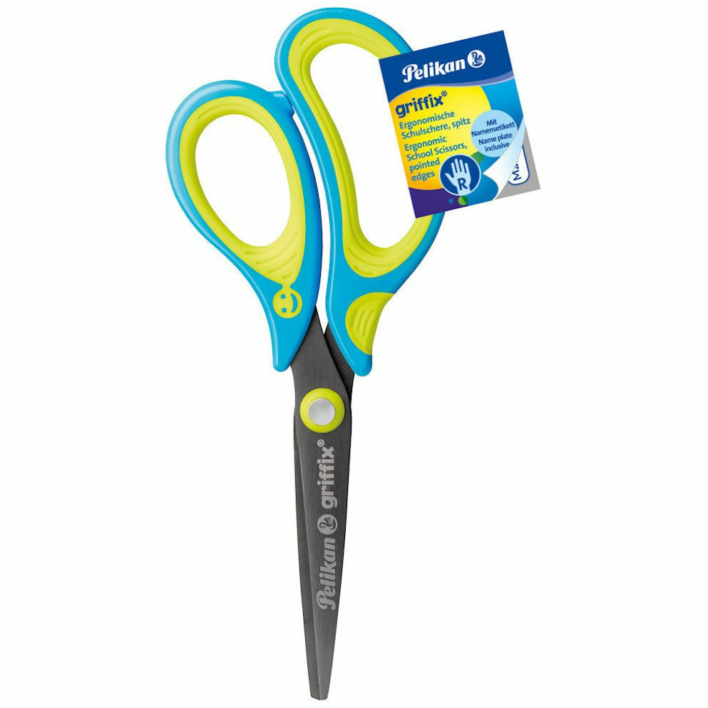 Schulschere griffix SC1BRS Blue rechts, spitz, Lose Ware