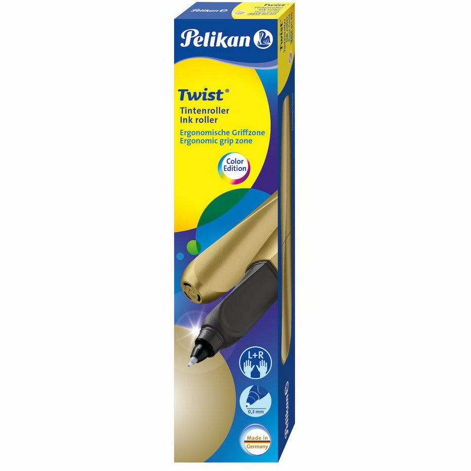 Tintenroller Twist R457 Pure Gold in Faltschachtel