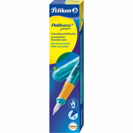Schulfüller Pelikano Junior P67A Türkis in Faltschachtel