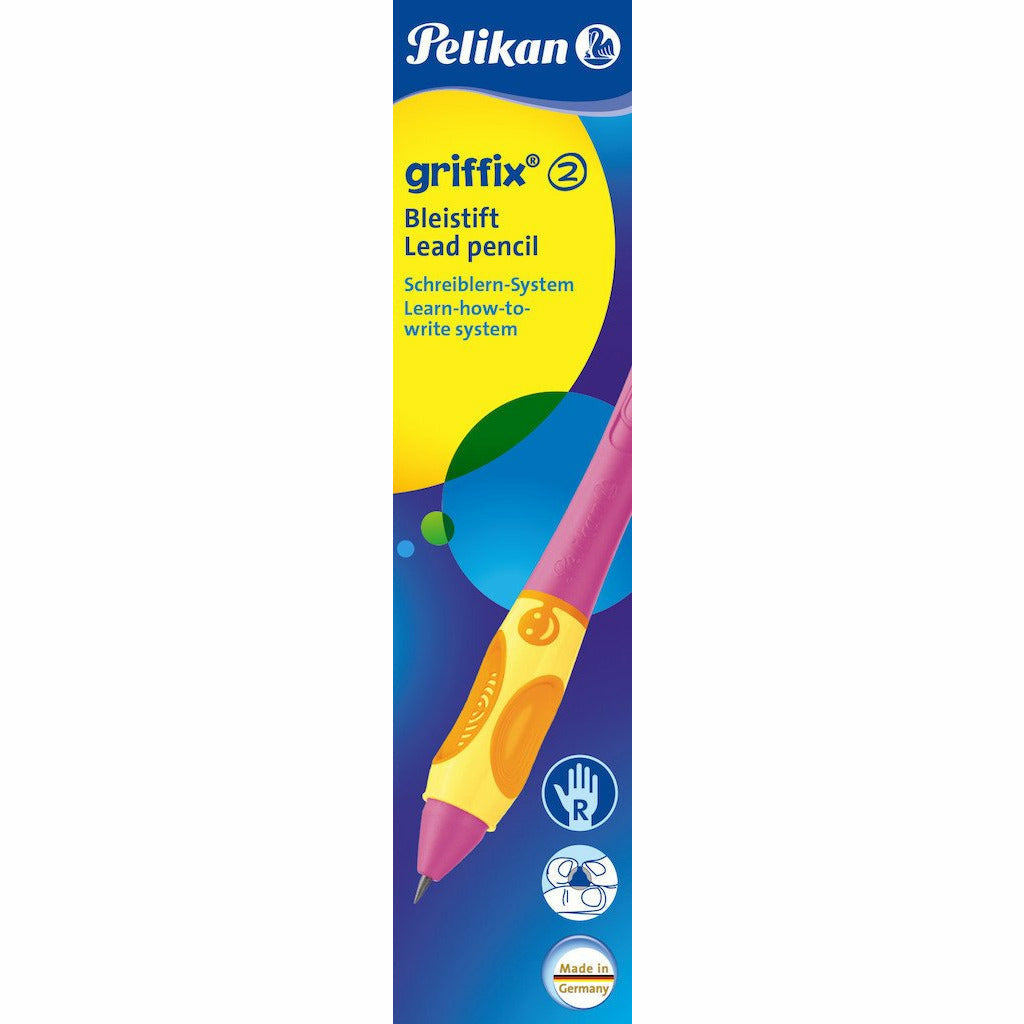 Bleistift Griffix 2 Berry/Pink B2BER für Rechtshänder in Faltschachtel