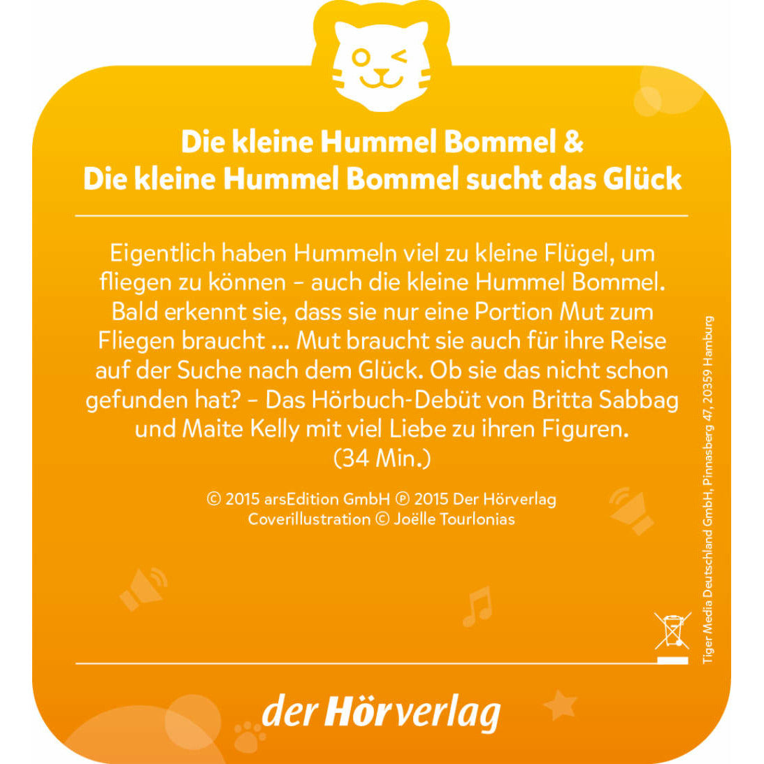 tigercard | Die kleine Hummel Bommel. Und: Die klein Hummel Bommel sucht das Glück