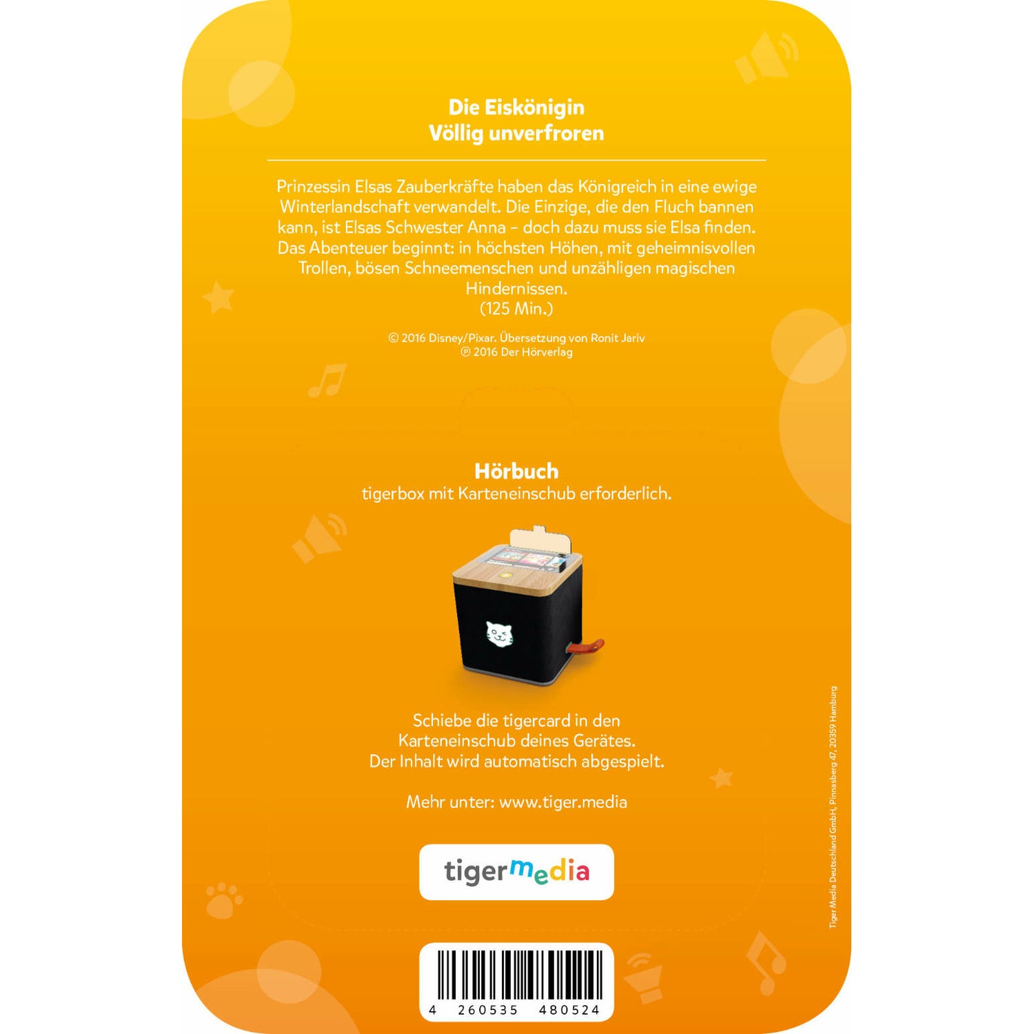 tigercard | Die Eiskönigin | Völlig unverfroren