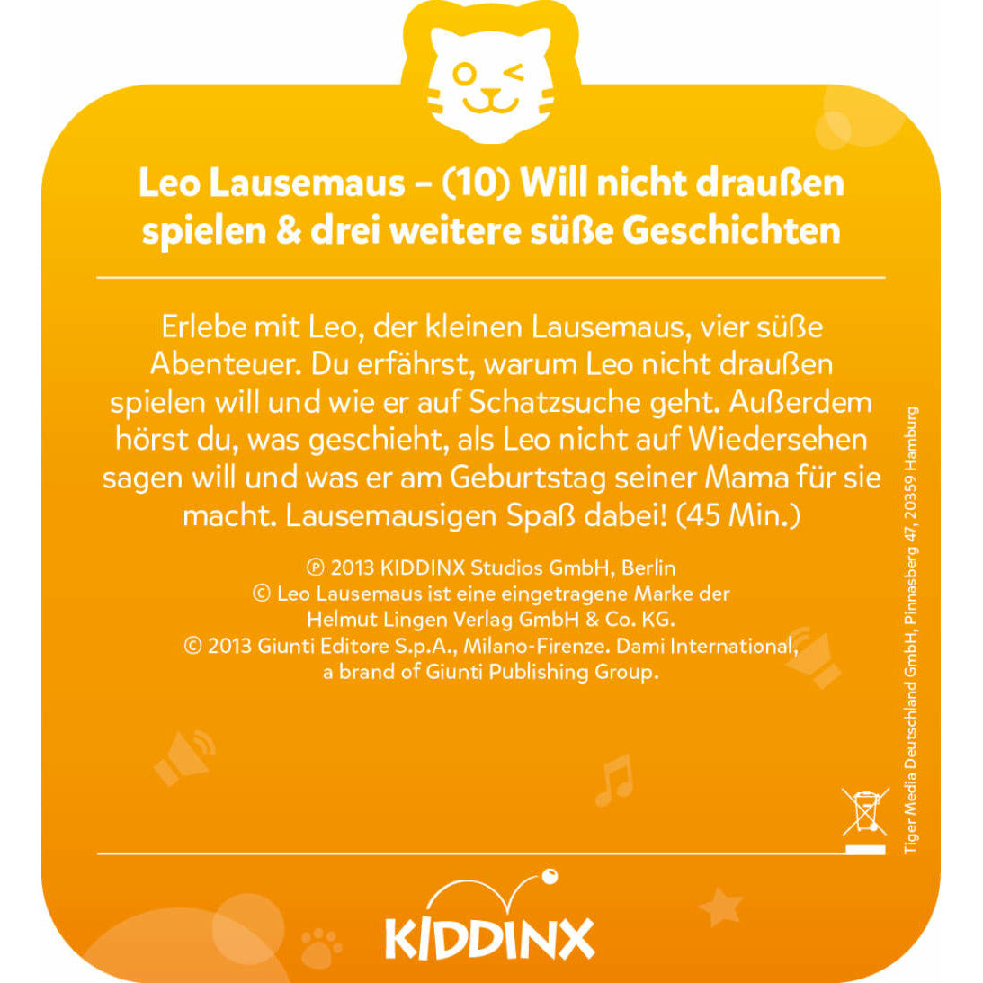 tigercard | Leo Lausemaus | Folge 10: Will nicht draußen spielen und 3 weitere süße Geschichten