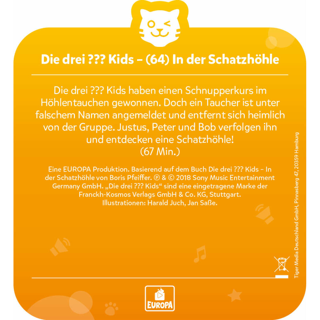 tigercard | Die drei ??? Kids | Folge 64: In der Schatzhöhle