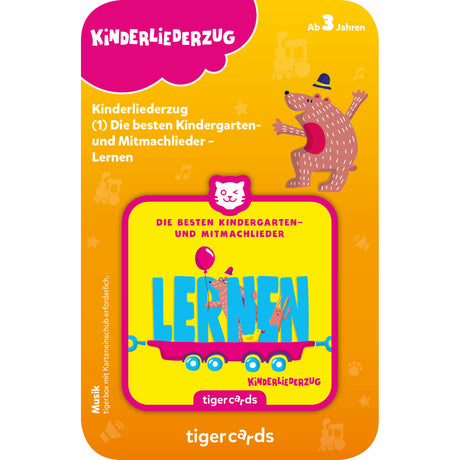 tigercard | Kinderliederzug | Folge 1: Die besten Kindergarten- und Mitmachlieder | Lernen