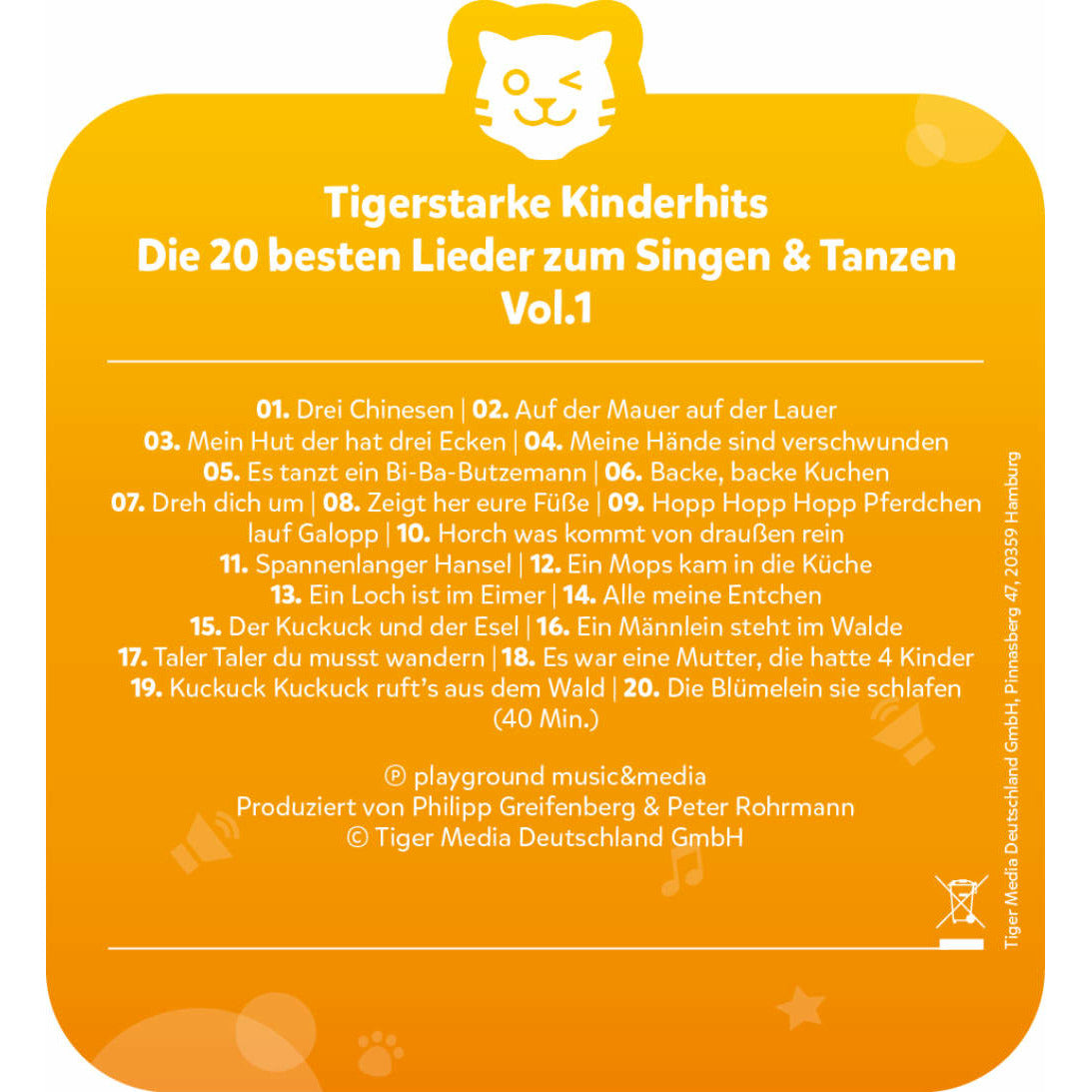 tigercard | Die 20 besten Lieder zum Singen & Tanzen