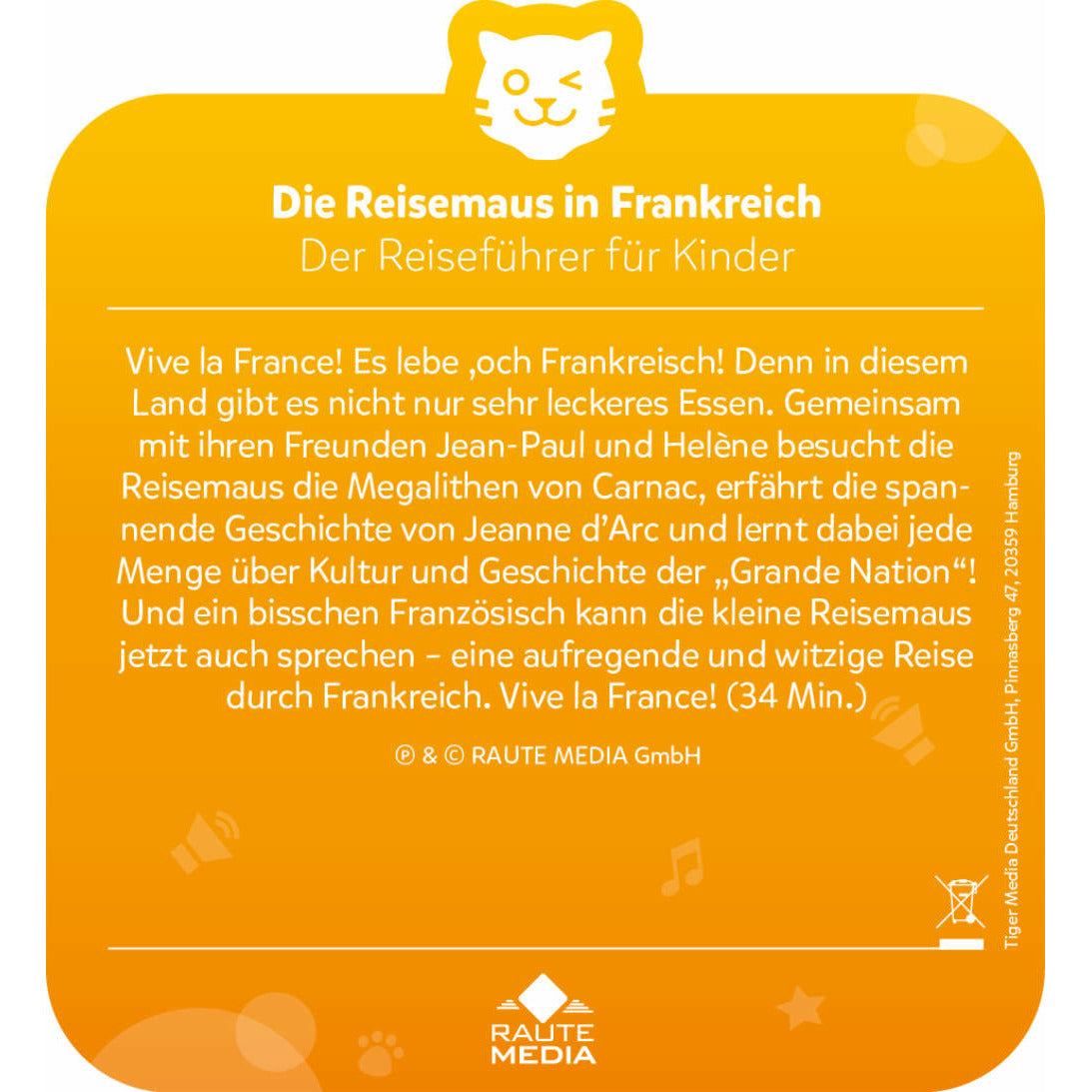 tigercard | Die Reisemaus in Frankreich