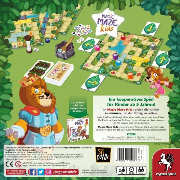 Pegasus Spiele | Magic Maze Kids (Empfohlen Kinderspiel des Jahres 2019)