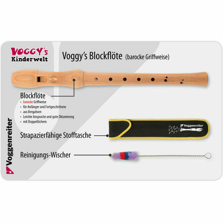 Voggenreiter | Voggys Blockflöte, C-Sopran, barocke Griffweise