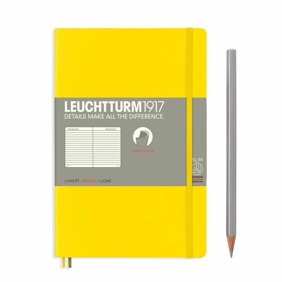 Notizbuch Paperback (B6+), Softcover, 123 nummerierte Seiten