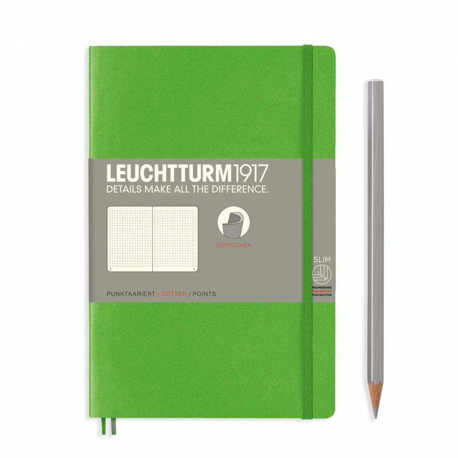 Notizbuch Paperback (B6+), Softcover, 123 nummerierte Seiten