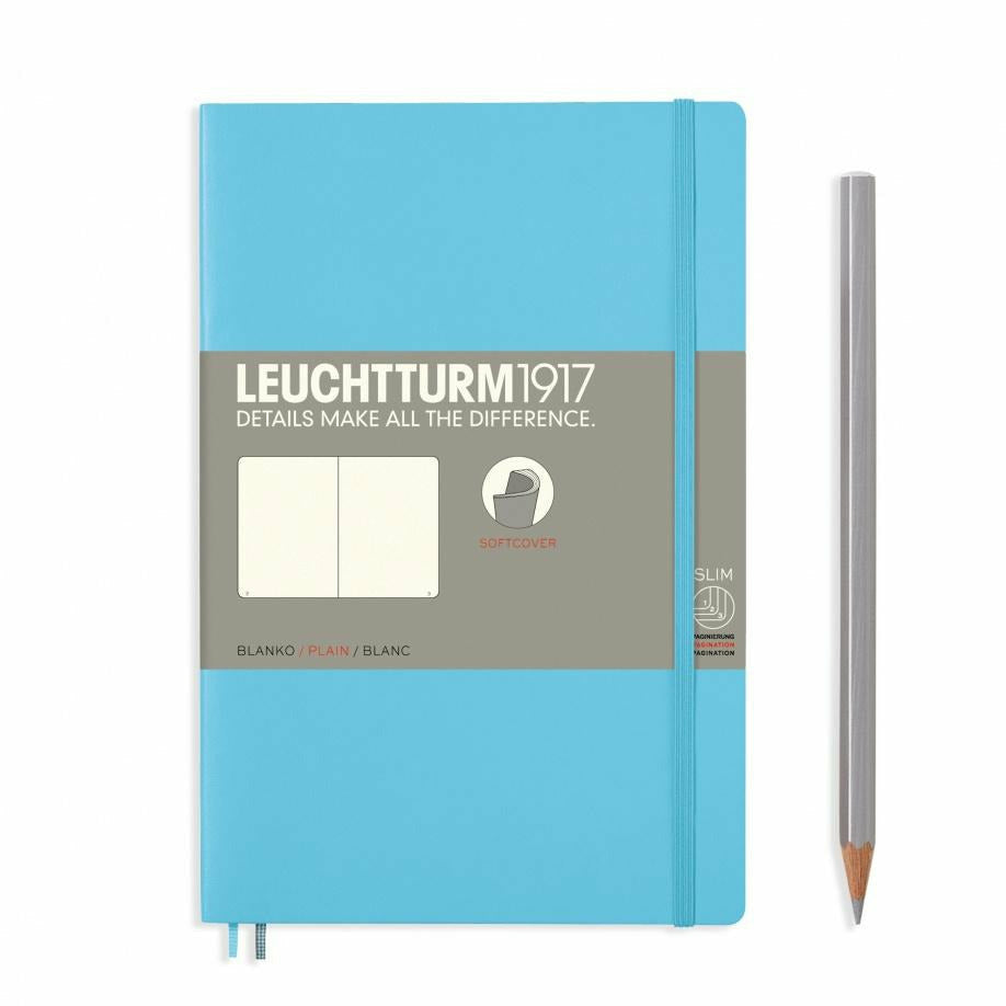 Notizbuch Paperback (B6+), Softcover, 123 nummerierte Seiten