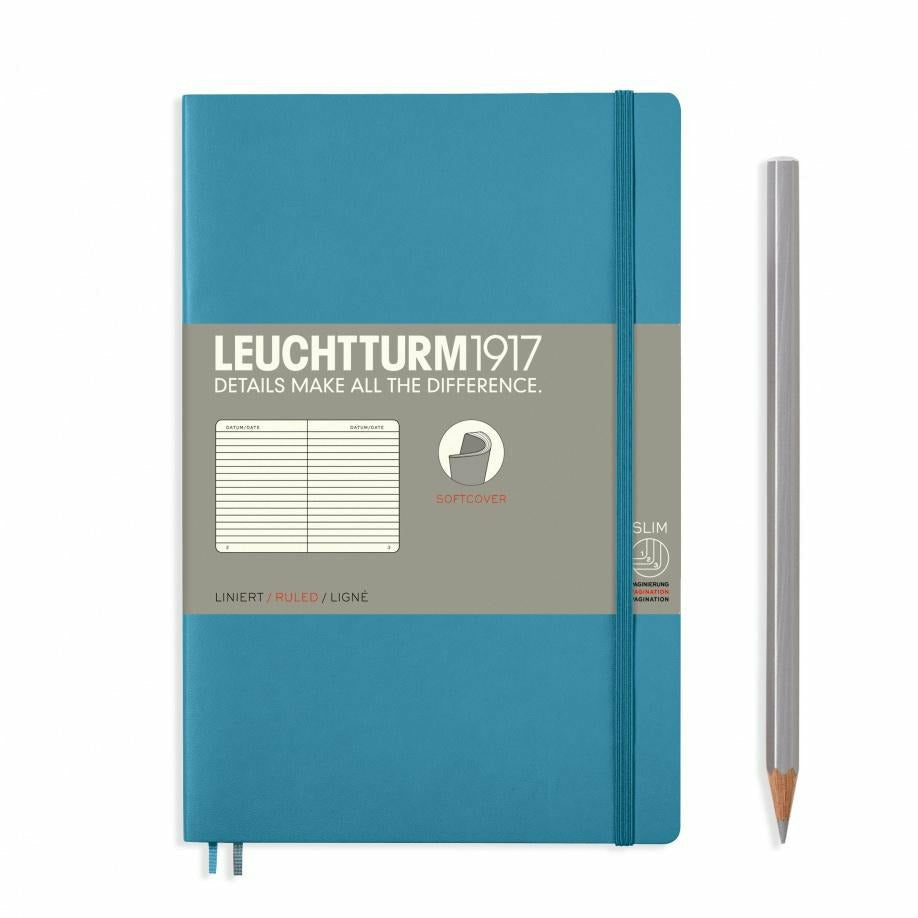 Notizbuch Paperback (B6+), Softcover, 123 nummerierte Seiten