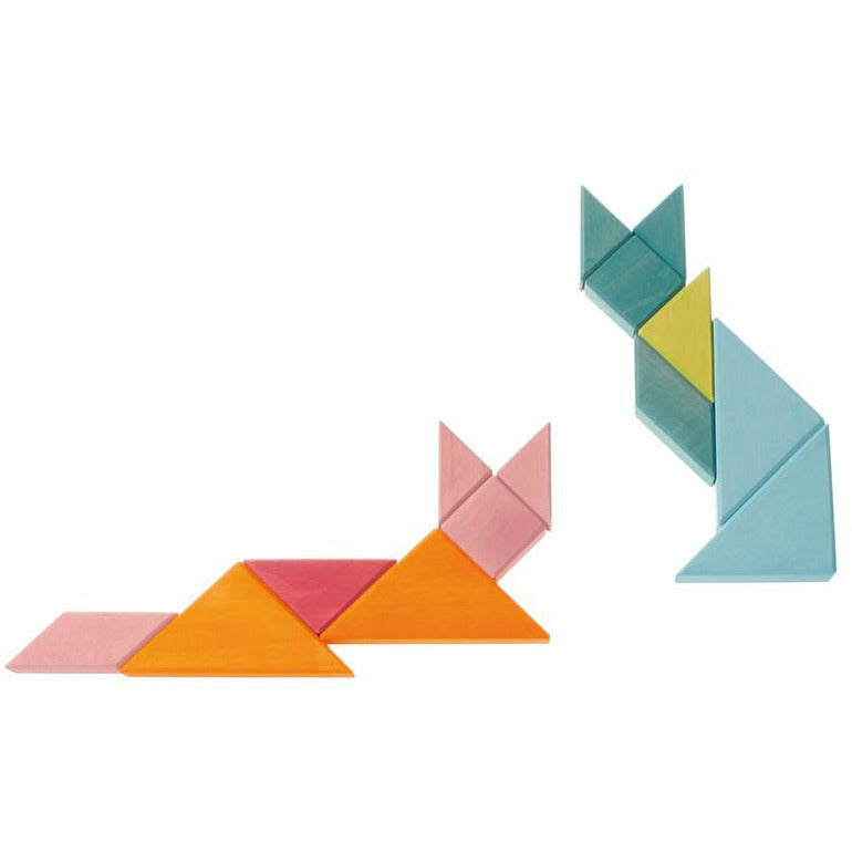 Grimm's | Tangram Rosa-Orange