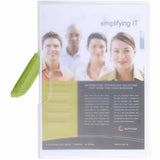 Klemmmappe m Clip PP 5farb sort