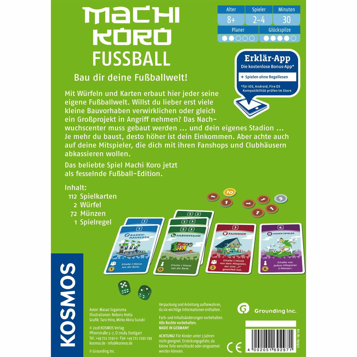 KOSMOS | Machi Koro - Fußball