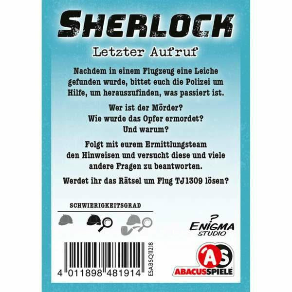 Abacusspiele | Sherlock - Letzter Aufruf