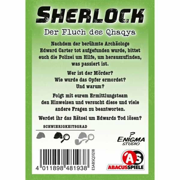 Abacusspiele | Sherlock - Der Fluch des Qhaqya