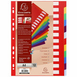 Register A4 PP blanco 12tlg