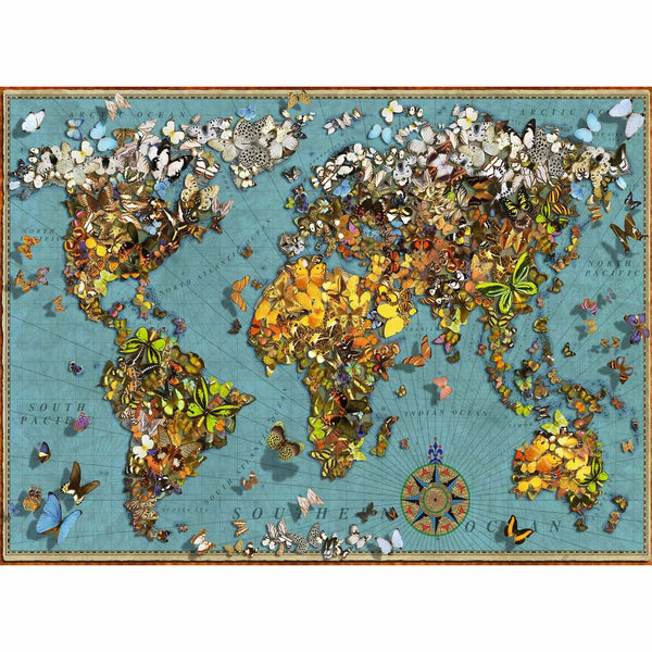 Antike Schmetterl.-Weltk. | Puzzle | 500 Teile