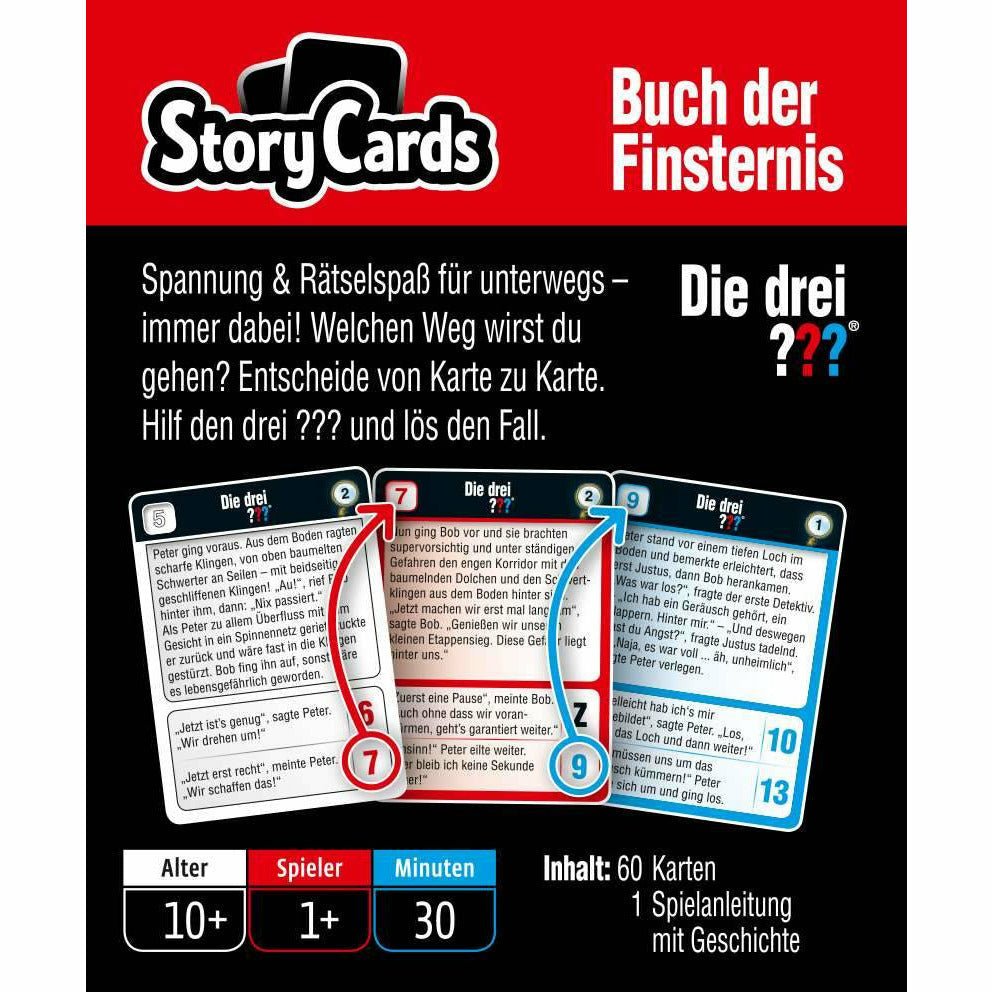 KOSMOS | Story Cards - Die drei ??? Buch der Finsternis