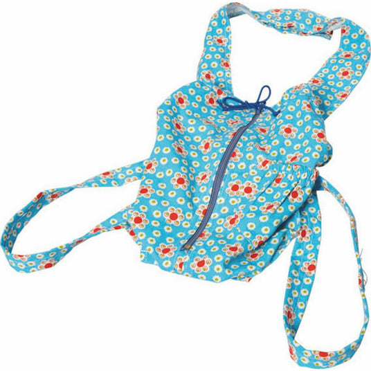Glückskäfer | Puppentragesack,  blau