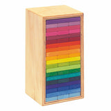 Glückskäfer | Bauplättchen "Turm im Kasten" 60 Teile, 20 versch. Farben
