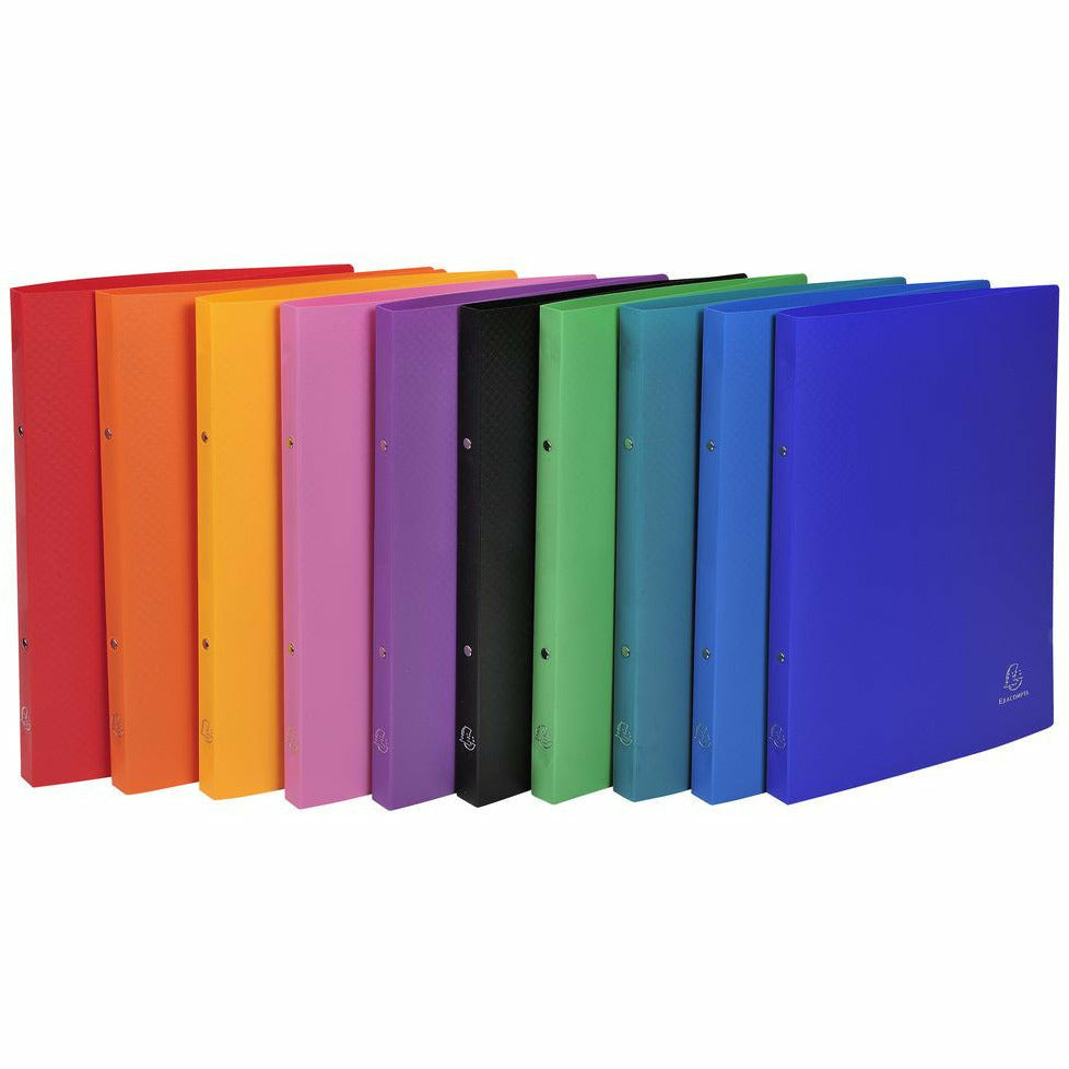 Ringbuch A4 Opak 2R 15mm 10Farb sort.