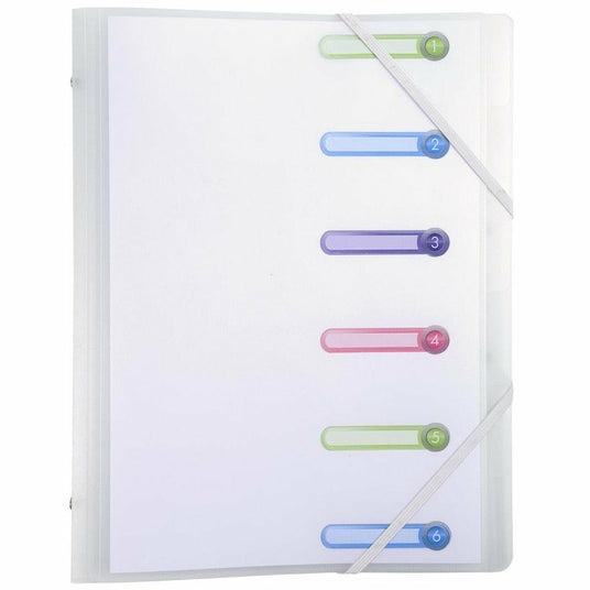Ordmap A4 Chromal Sichtf 6tlg kristall