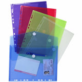 Prospekthülle gel. A4 PP 5St sort