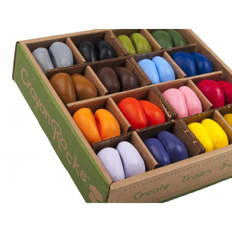 Crayon Rocks | Malsteine | 64er Box | 16 Farben