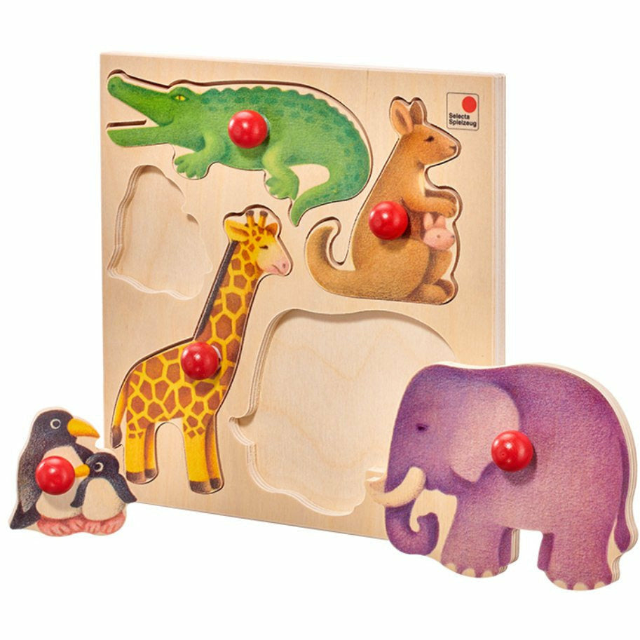 Selecta | Puzzle Zoo | 5 Teile